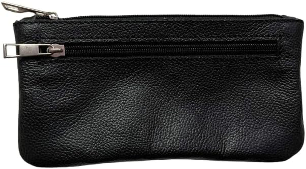 Estuche de Piel Vintage para Bolígrafos y Lápices - Neceser Retro para Trabajo y Universidad