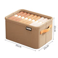 Organizador de Armario Plegable para Ropa - Caja de Almacenaje Apilable con Asas