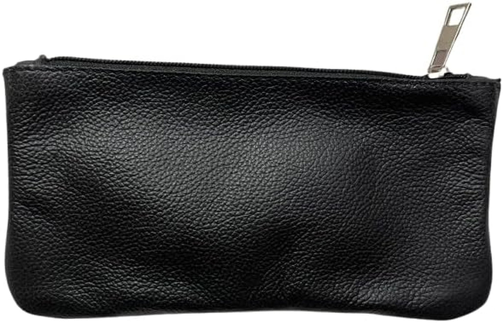 Estuche de Piel Vintage para Bolígrafos y Lápices - Neceser Retro para Trabajo y Universidad